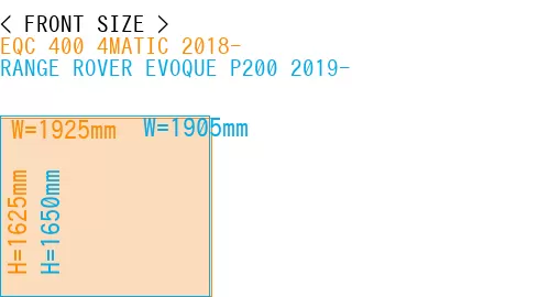 #EQC 400 4MATIC 2018- + RANGE ROVER EVOQUE P200 2019-